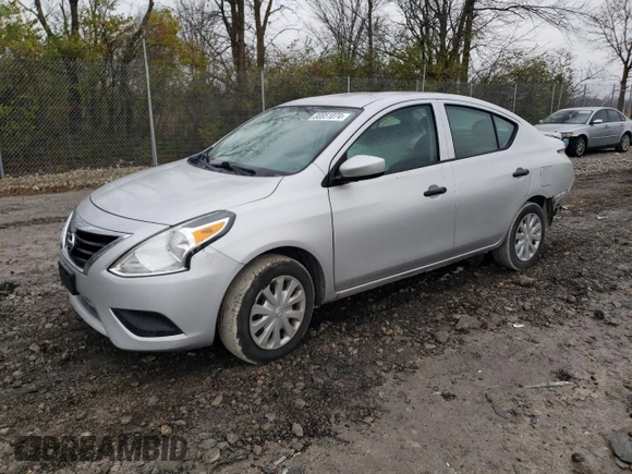 2018 Nissan Versa Sedan SV with VIN 3N1CN7AP0JL880952, listed as a Copart auction lot 80851074 with 98,559 mi miles and Salvage Title. Bid and sale history available at carsss.com. Image 1.
