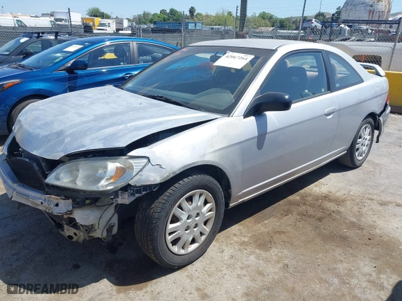2005 Honda Civic LX with VIN 1HGEM21575L051616, listed as a IAAI auction lot 42067264 with 246,965 mi miles. Bid and sale history available at carsss.com. Image 2.