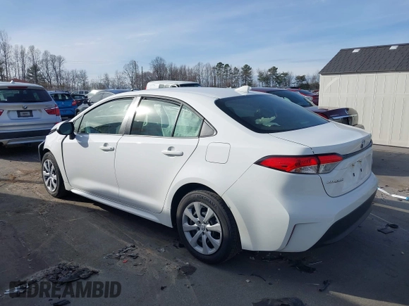 2024 Toyota Corolla Hybrid LE with VIN JTDBCMFE1RJ024065, listed as a IAAI auction lot 41612825 with 18,114 mi miles. Bid and sale history available at carsss.com. Image 3.