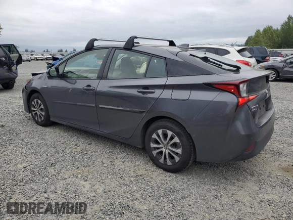 2020 Toyota Prius LE z VIN JTDL9RFU6L3021262, wystawiony jako Copart lot #60809845 z przebiegiem 83 870 mil mil oraz Szkoda całkowita • Salvage title. Historia ofert i sprzedaży dostępna na DreamBid. Obrazek 2.