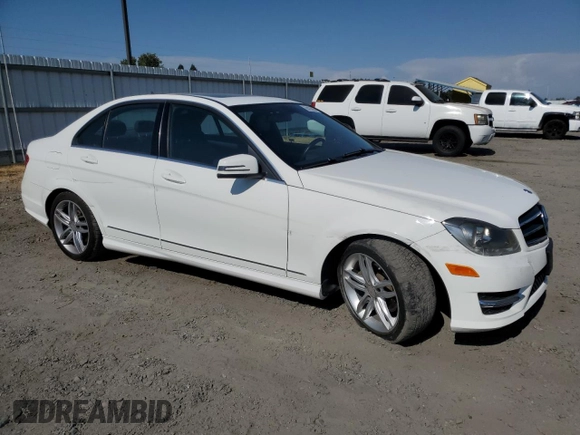 2014 Mercedes-Benz C 250 Sport with VIN WDDGF4HB2ER311836, listed as a Copart auction lot 60432065 with 170,911 mi miles and Salvage title. Bid and sale history available at DreamBid. Image 4.