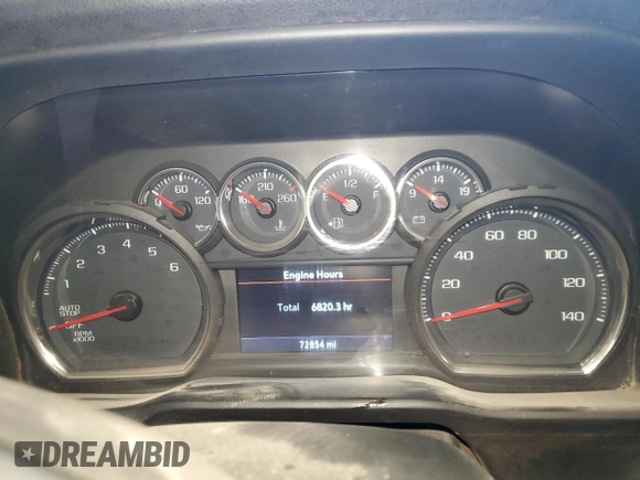 2019 Chevrolet Silverado 1500 LT with VIN 1GCRWCEK6KZ333660, listed as a Copart auction lot 45998915 with 72,854 mi miles and Clean Title. Bid and sale history available at DreamBid. Image 9.