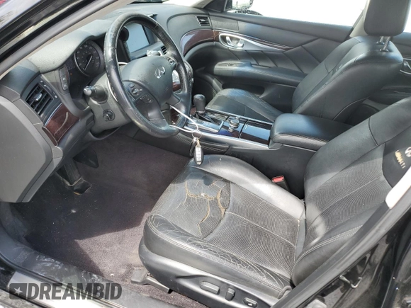 2013 Infiniti M with VIN JN1BY1AP7DM512603, listed as a Copart auction lot 57581585 with 119,274 mi miles and Salvage title. Bid and sale history available at DreamBid. Image 7.