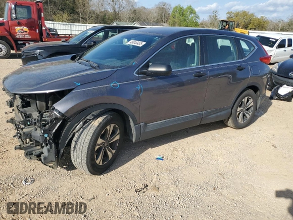 2019 Honda CR-V LX with VIN 2HKRW5H33KH401386, listed as a Copart auction lot 48046435 with 156,859 mi miles and Salvage Title. Bid and sale history available at carsss.com. Image 1.