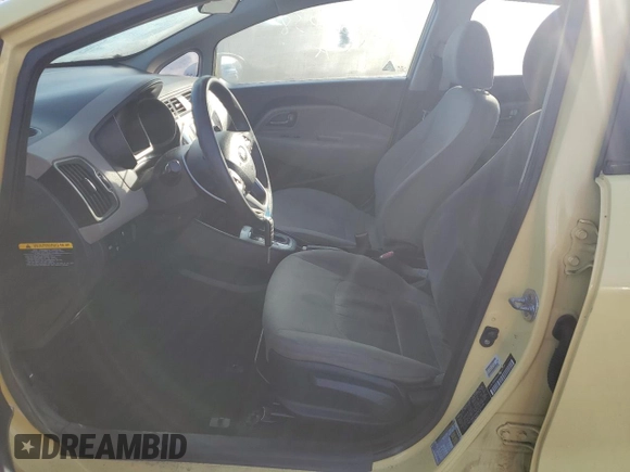 2016 Kia Rio LX with VIN KNADM4A34G6565538, listed as a Copart auction lot 47887645 with 130,394 mi miles and Salvage Title. Bid and sale history available at carsss.com. Image 7.