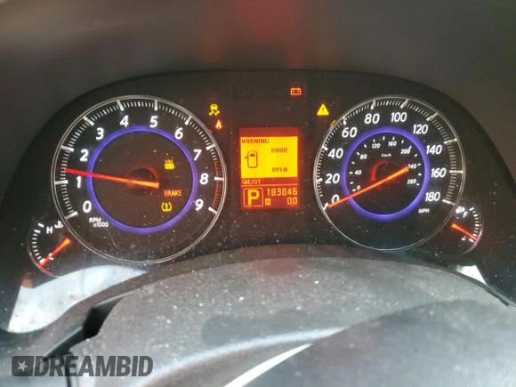 2010 Infiniti FX35 with VIN JN8AS1MU4AM801918, listed as a Copart auction lot 78848484 with 183,846 mi miles and Salvage Title. Bid and sale history available at carsss.com. Image 9.