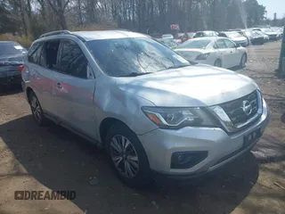 2018 Nissan Pathfinder SL z VIN 5N1DR2MM3JC607568, wystawiony jako IAAI lot #41982425 z przebiegiem 120 786 mil mil oraz . Historia ofert i sprzedaży dostępna na DreamBid. Obrazek 1.