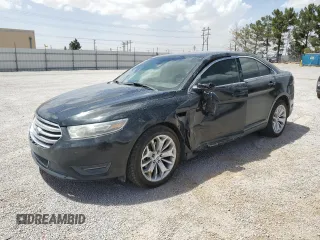 2014 Ford Taurus Limited with VIN 1FAHP2F80EG176378, listed as a Copart auction lot 55780105 with 123,943 mi miles and Salvage title. Bid and sale history available at DreamBid. Image 1.