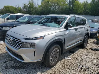 2021 Hyundai Santa Fe Hybrid Blue with VIN KM8S2DA13MU005964, listed as a Copart auction lot 60762283 with 10,314 mi miles and Non Repairable. Bid and sale history available at carsss.com. Image 1.