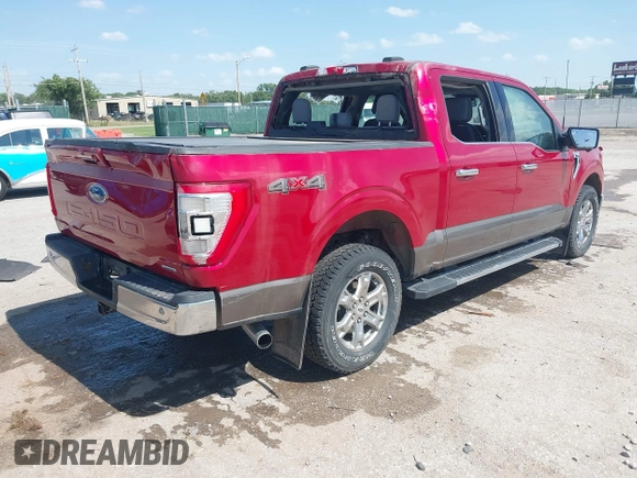 2021 Ford F-150 XL z VIN 1FTFW1E83MFC62921, wystawiony jako IAAI lot #42465289 z przebiegiem 83 847 mil mil oraz . Historia ofert i sprzedaży dostępna na DreamBid. Obrazek 4.