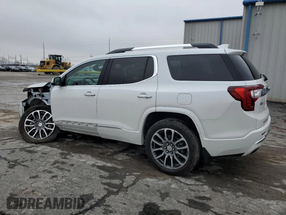 2022 GMC Acadia Denali with VIN 1GKKNPLS4NZ132119, listed as a Copart auction lot 86392404 with 37,404 mi miles and Salvage Title. Bid and sale history available at carsss.com. Image 2.