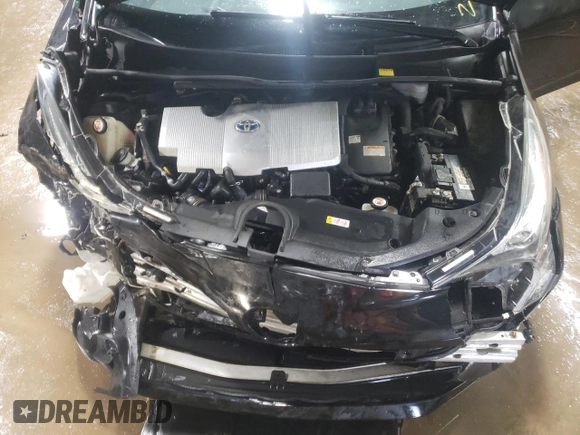 2018 Toyota Prius Two with VIN JTDKARFU3J3549423, listed as a Copart auction lot 46845505 with 82,485 mi miles and Salvage Title. Bid and sale history available at carsss.com. Image 11.