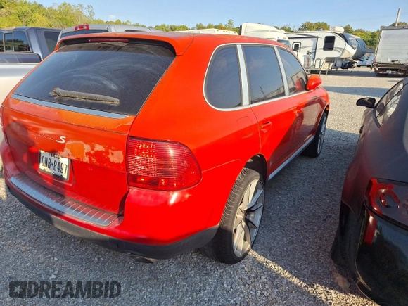 2004 Porsche Cayenne S with VIN WP1AB29P04LA65315, listed as a Copart auction lot 76251184 with 150,765 mi miles and Clean Title. Bid and sale history available at carsss.com. Image 4.