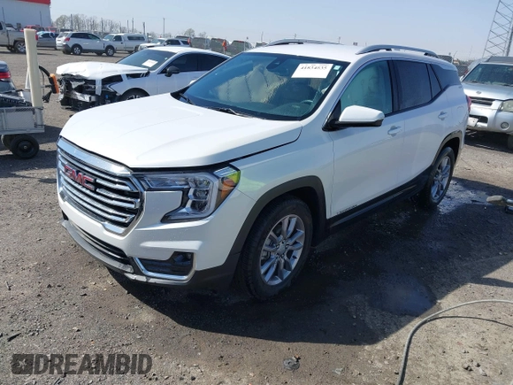 2022 GMC Terrain SLT with VIN 3GKALPEV6NL291319, listed as a IAAI auction lot 41834835 with 39,968 mi miles. Bid and sale history available at carsss.com. Image 2.