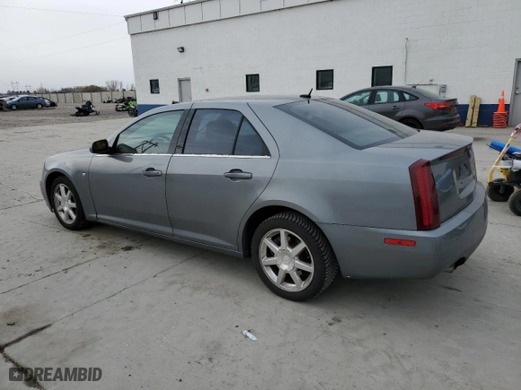 2005 Cadillac STS with VIN 1G6DW677450212075, listed as a Copart auction lot 45037255 with 191,320 mi miles and Salvage Title. Bid and sale history available at carsss.com. Image 2.