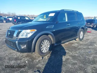 2017 Nissan Armada SV with VIN JN8AY2NC6H9509081, listed as a IAAI auction lot 40997264 with 114,264 mi miles. Bid and sale history available at carsss.com. Image 17.