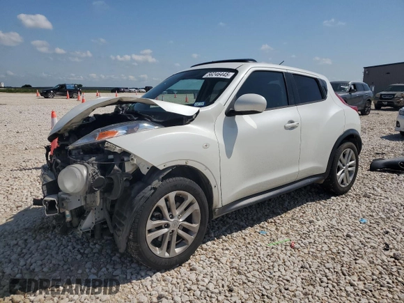 2014 Nissan Juke SV with VIN JN8AF5MV2ET363254, listed as a Copart auction lot 56246445 with Not provided miles and Salvage title. Bid and sale history available at DreamBid. Image 1.