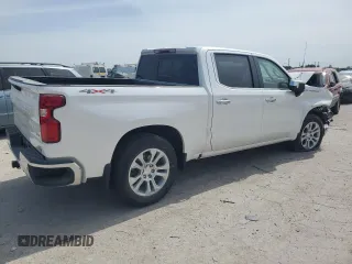 2023 Chevrolet Silverado 1500 LTZ with VIN 1GCUDGE88PZ205293, listed as a Copart auction lot 71095144 with 27,289 mi miles and Salvage Title. Bid and sale history available at carsss.com. Image 3.