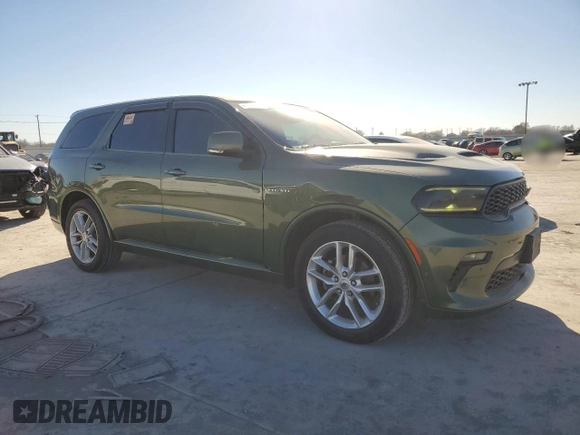 2022 Dodge Durango R/T Plus with VIN 1C4SDJCT3NC106554, listed as a Copart auction lot 85364544 with 212,453 mi miles and Clean title. Bid and sale history available at DreamBid. Image 4.