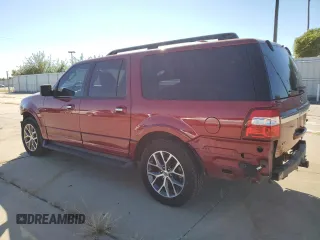 2017 Ford Expedition EL XLT with VIN 1FMJK1JT4HEA47393, listed as a Copart auction lot 76103664 with 160,582 mi miles and Salvage Title. Bid and sale history available at carsss.com. Image 2.