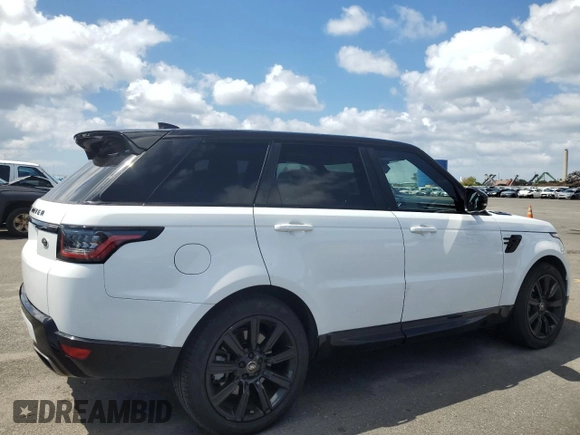 2020 Land Rover Range Rover Sport with VIN SALWR2RY0LA705831, listed as a Copart auction lot 47621465 with 59,647 mi miles and Clean title. Bid and sale history available at DreamBid. Image 3.