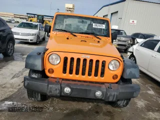 2013 Jeep Wrangler Sport with VIN 1C4AJWAG7DL550851, listed as a Copart auction lot 88639225 with Not Provided miles and Salvage Title. Bid and sale history available at carsss.com. Image 5.