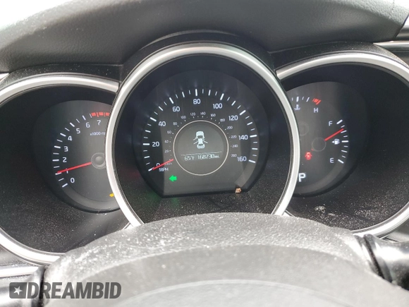 2015 Kia Optima LX with VIN 5XXGM4A74FG431423, listed as a Copart auction lot 59983165 with 168,730 mi miles and Salvage title. Bid and sale history available at DreamBid. Image 9.