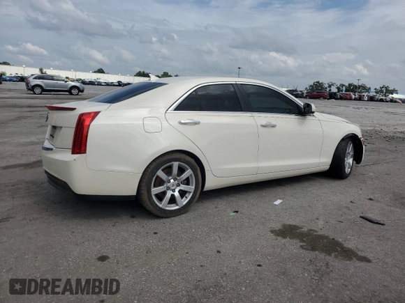 2013 Cadillac ATS with VIN 1G6AA5RAXD0176167, listed as a Copart auction lot 63126005 with 124,598 mi miles and Salvage title. Bid and sale history available at DreamBid. Image 3.
