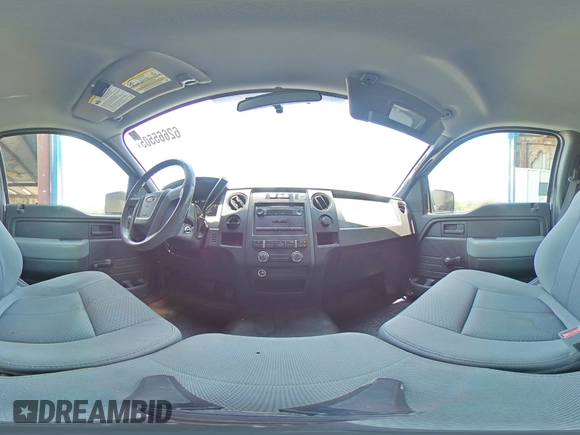 2012 Ford F-150 XL with VIN 1FTNF1CF9CKD27242, listed as a Copart auction lot 62665505 with 202,023 mi miles and Salvage title. Bid and sale history available at DreamBid. Image 14.