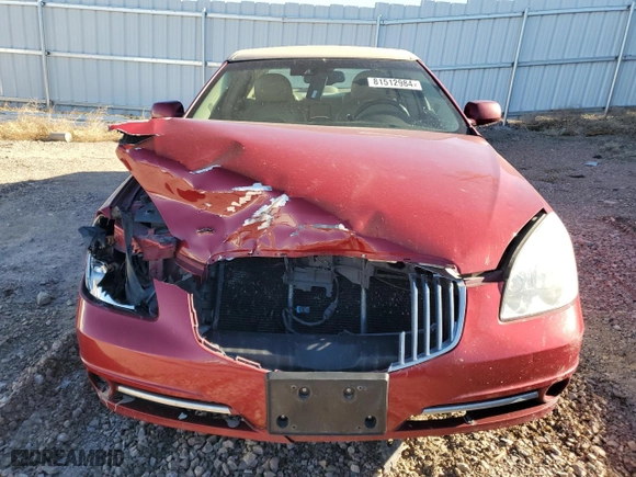 2011 Buick Lucerne CXL Premium with VIN 1G4HJ5EM8BU137087, listed as a Copart auction lot 81512984 with 133,404 mi miles and Clean Title. Bid and sale history available at carsss.com. Image 5.