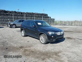 2015 BMW X3 xDrive28i with VIN 5UXWX9C52F0D53867, listed as a IAAI auction lot 42053215 with 93,816 mi miles. Bid and sale history available at carsss.com. Image 1.