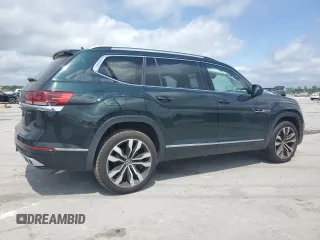 2021 Volkswagen Atlas SEL Premium R-Line with VIN 1V2FR2CA1MC500123, listed as a Copart auction lot 56912575 with 57,054 mi miles and Salvage title. Bid and sale history available at DreamBid. Image 3.