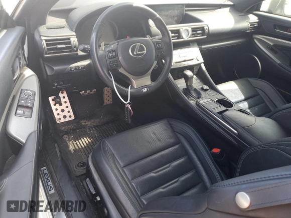 2015 Lexus RC 350 F Sport z VIN JTHHE5BC5F5005228, wystawiony jako Copart lot #50522455 z przebiegiem 97 109 mil mil oraz Szkoda całkowita • Salvage title. Historia ofert i sprzedaży dostępna na DreamBid. Obrazek 8.