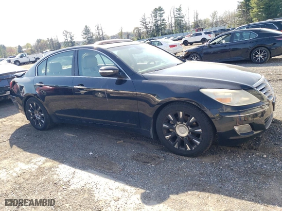 2009 Hyundai Genesis with VIN KMHGC46E29U030361, listed as a Copart auction lot 51669725 with 276,498 mi miles and Salvage Title. Bid and sale history available at carsss.com. Image 4.