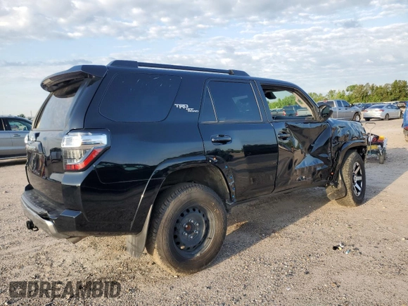 2023 Toyota 4Runner TRD Off Road Premium with VIN JTERU5JR8P6206787, listed as a Copart auction lot 54021565 with 69,724 mi miles and Salvage title. Bid and sale history available at DreamBid. Image 3.
