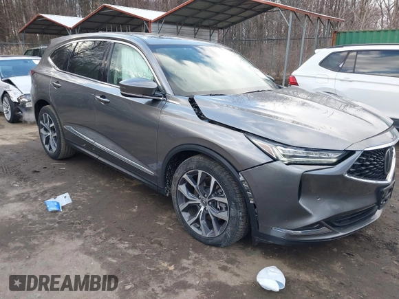 2023 Acura MDX Technology with VIN 5J8YE1H41PL006711, listed as a IAAI auction lot 41635489 with 38,003 mi miles and . Bid and sale history available at DreamBid. Image 1.