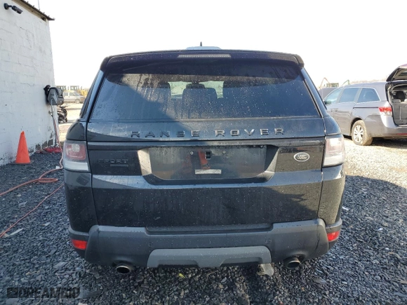 2016 Land Rover Range Rover Sport V6 SE with VIN SALWG2PF6GA657359, listed as a Copart auction lot 46324575 with 0 mi miles and Salvage Title. Bid and sale history available at carsss.com. Image 6.