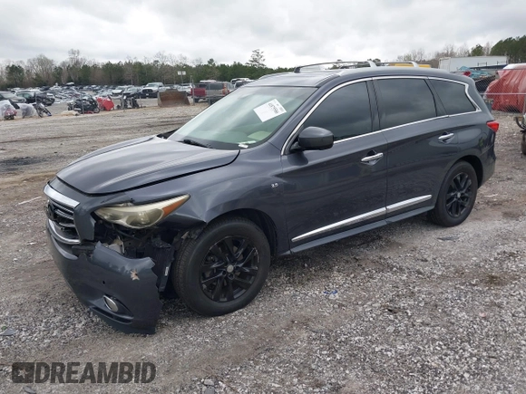 2014 Infiniti QX60 z VIN 5N1AL0MN3EC525993, wystawiony jako IAAI lot #41875586 z przebiegiem 141 867 mil mil oraz . Historia ofert i sprzedaży dostępna na DreamBid. Obrazek 17.