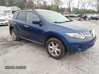 2009 Nissan Murano S with VIN JN8AZ18U89W004898, listed as a IAAI auction lot 41919412 with 237,172 mi miles. Bid and sale history available at carsss.com. Image 1.