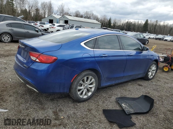 2015 Chrysler 200 C with VIN 1C3CCCCG3FN520434, listed as a Copart auction lot 50117965 with 160,705 mi miles and Clean Title. Bid and sale history available at DreamBid. Image 3.