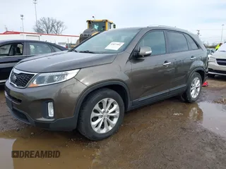 2015 Kia Sorento EX with VIN 5XYKU4A72FG621744, listed as a IAAI auction lot 41877451 with 105,898 mi miles. Bid and sale history available at carsss.com. Image 18.
