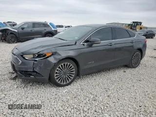 2018 Ford Fusion Hybrid Titanium with VIN 3FA6P0RU8JR176488, listed as a Copart auction lot 47187335 with 102,615 mi miles and Salvage Title. Bid and sale history available at carsss.com. Image 1.