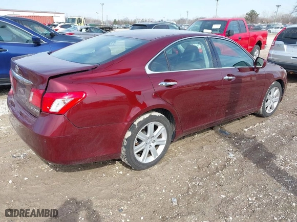 2007 Lexus ES 350 with VIN JTHBJ46G572053615, listed as a IAAI auction lot 41757900 with 107,588 mi miles. Bid and sale history available at carsss.com. Image 4.