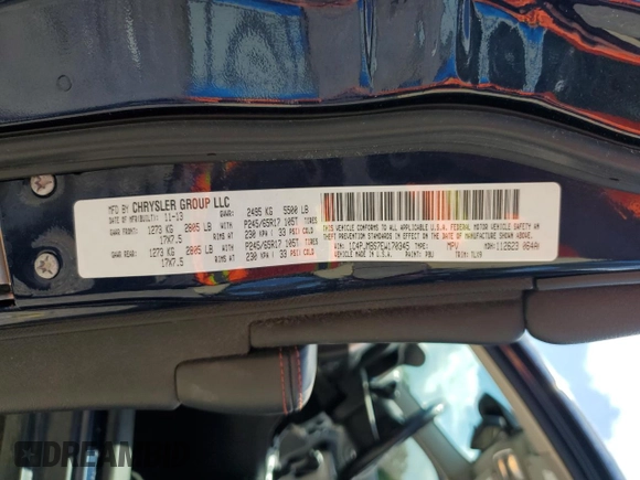 2014 Jeep Cherokee Trailhawk with VIN 1C4PJMBS7EW170345, listed as a Copart auction lot 60565765 with 98,382 mi miles and Salvage title. Bid and sale history available at DreamBid. Image 13.