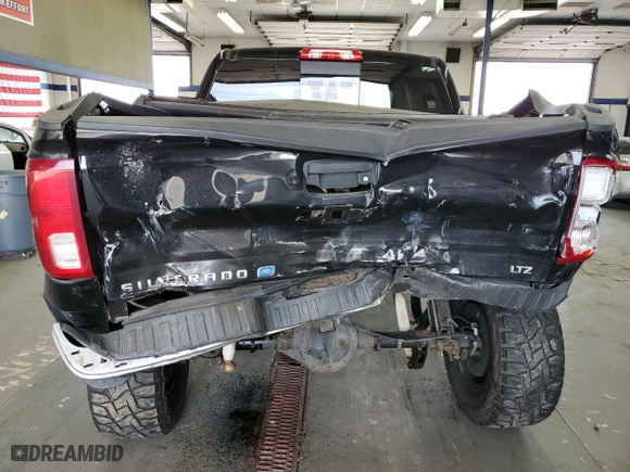 2018 Chevrolet Silverado 1500 LTZ with VIN 3GCUKSER4JG327481, listed as a Copart auction lot 60287684 with 54,004 mi miles and Salvage Title. Bid and sale history available at carsss.com. Image 6.