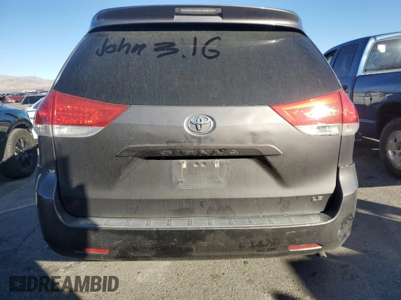 2011 Toyota Sienna LE AAS with VIN 5TDKK3DC1BS165001, listed as a Copart auction lot 46699345 with 253,382 mi miles and Salvage Title. Bid and sale history available at DreamBid. Image 6.