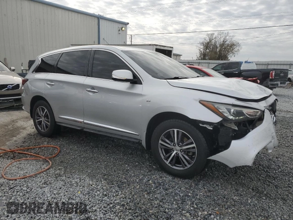 2019 Infiniti QX60 Luxe with VIN 5N1DL0MN7KC526315, listed as a Copart auction lot 88899785 with 142,872 mi miles and Salvage Title. Bid and sale history available at DreamBid. Image 4.