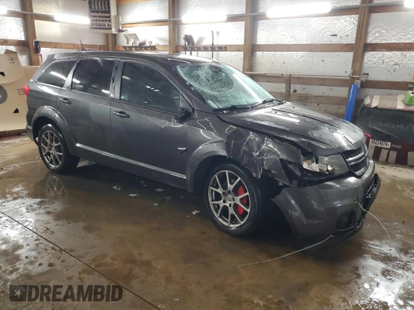 2014 Dodge Journey R/T z VIN 3C4PDCEGXET277243, wystawiony jako Copart lot #77973154 z przebiegiem 143 766 mil mil oraz Szkoda całkowita • Salvage title. Historia ofert i sprzedaży dostępna na DreamBid. Obrazek 4.