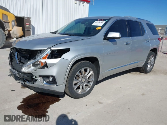2018 Chevrolet Traverse Premier with VIN 1GNERKKW3JJ155993, listed as a IAAI auction lot 41734789 with 131,155 mi miles. Bid and sale history available at carsss.com. Image 2.