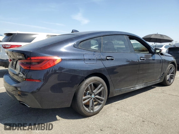 2018 BMW 6 Series 640i xDrive with VIN WBAJV6C53JBK06772, listed as a Copart auction lot 54380955 with Not Provided miles and Salvage Title. Bid and sale history available at carsss.com. Image 3.